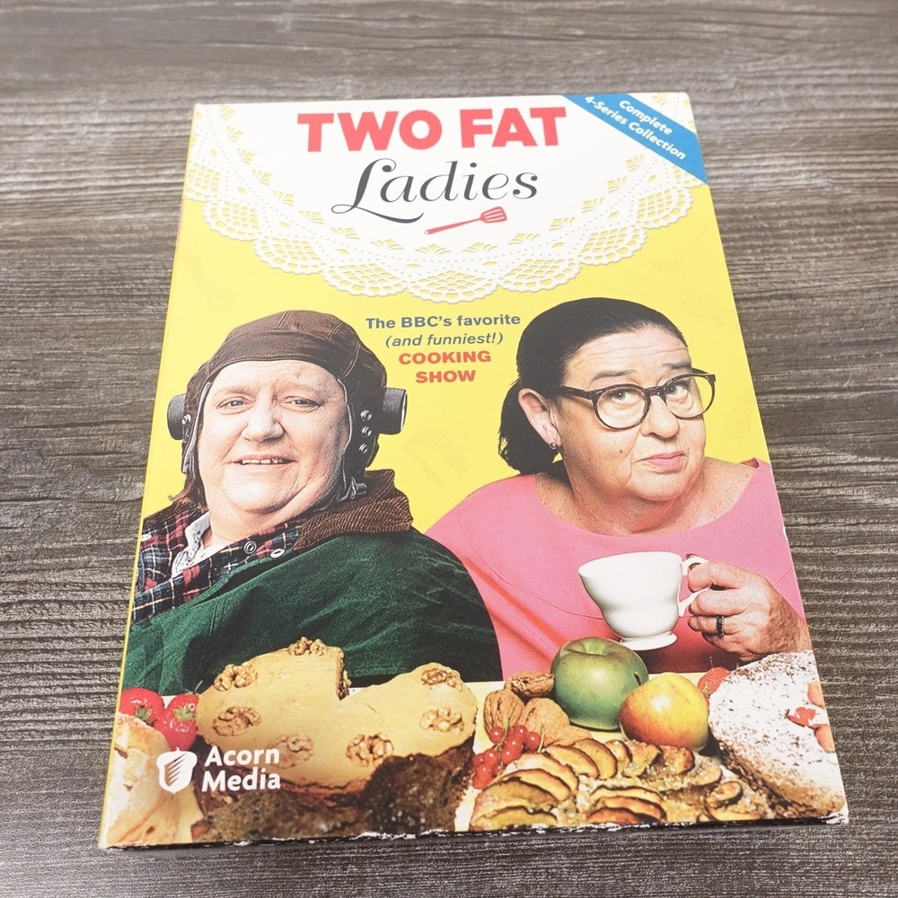 Two Fat Ladies‎ Box Set 4 DVD Acorn Media Jennifer Paterson Clarissa Wright PAL